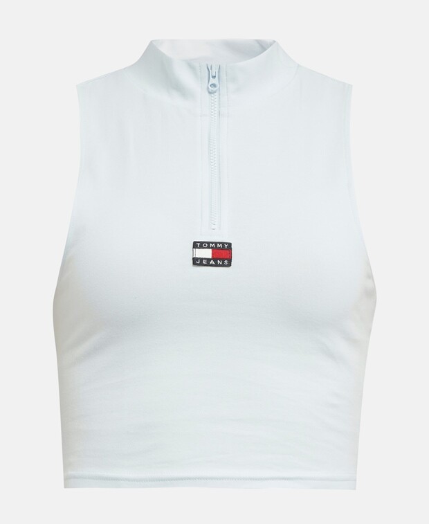 

Вязанный крючком топ Tommy Hilfiger, лед