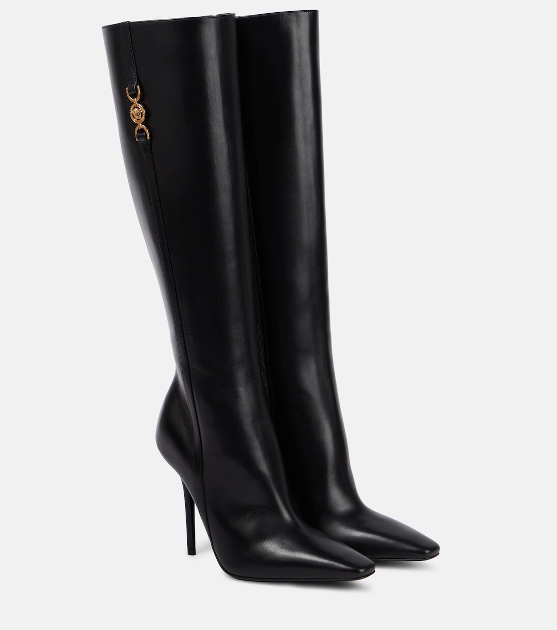 

Кожаные ботинки medusa '95 Versace, черный