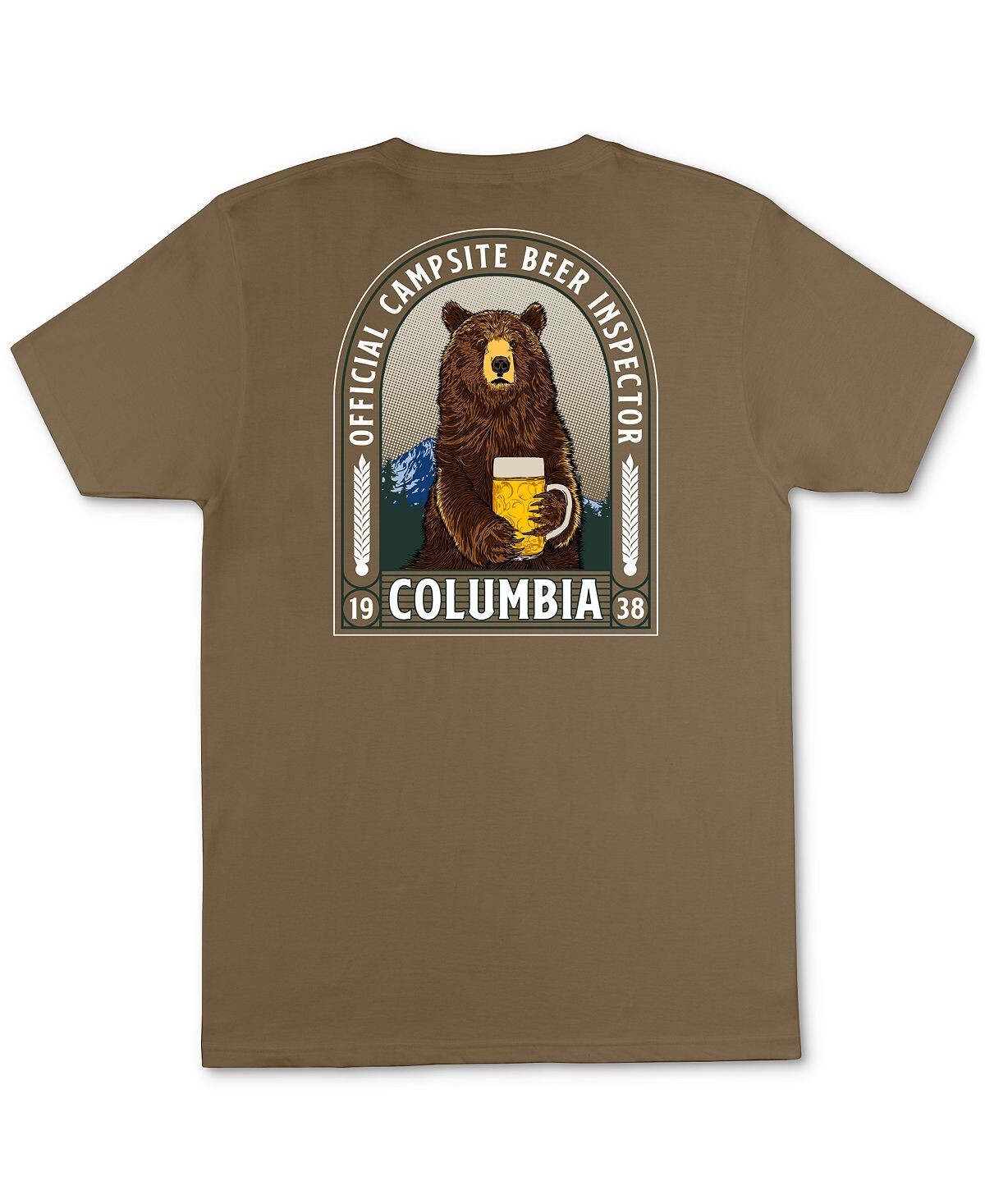 

Мужская футболка классического кроя с графическим логотипом Bear Columbia