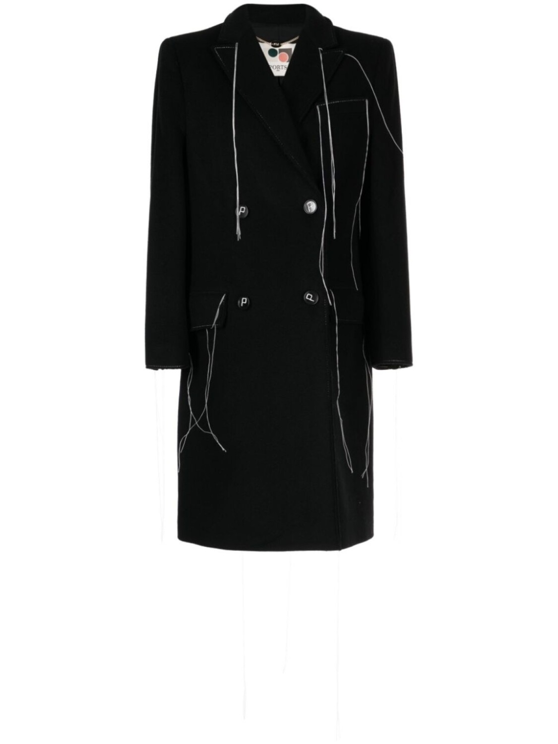 

Ports 1961 пальто с контрастной строчкой, черный