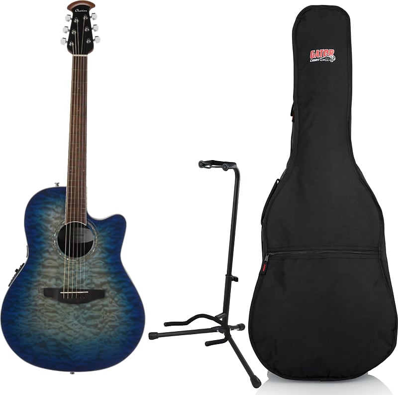 Акустическая гитара Ovation CS28P-RG Celebrity Plus A/E Guitar Bundle