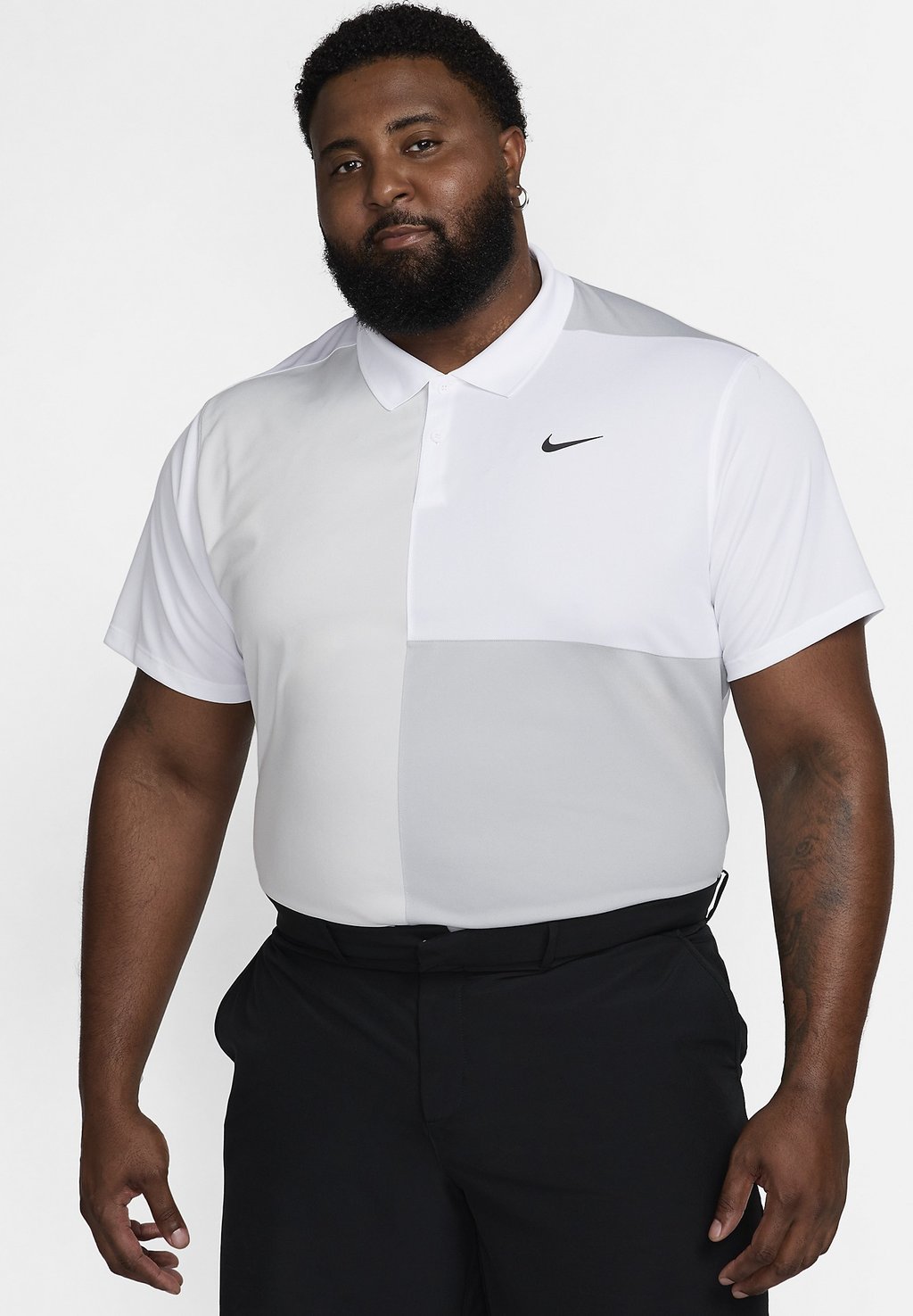 Рубашка поло DRI FIT VICTORY Nike, цвет white light smoke grey photon dust black