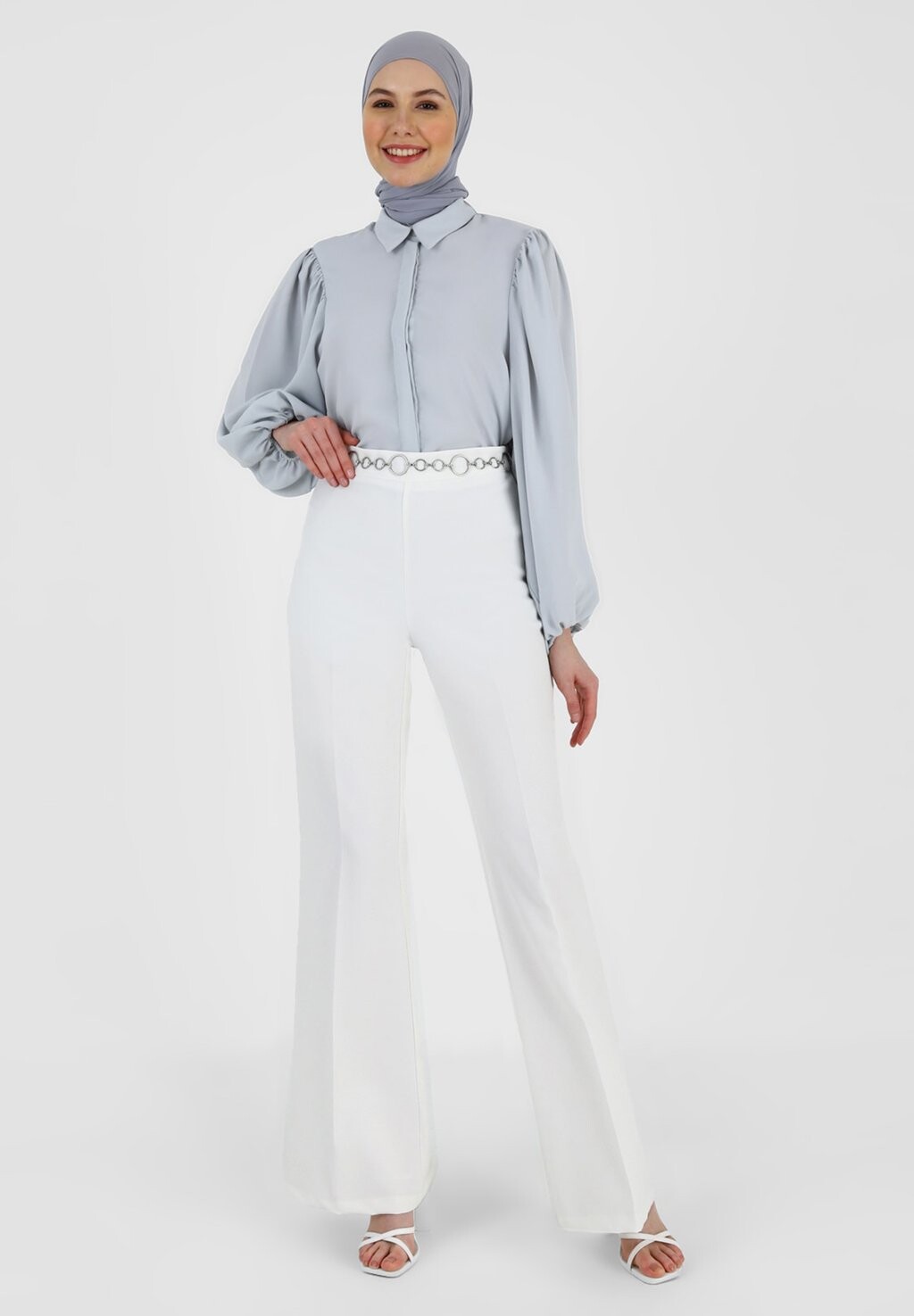 

Брюки Refka Modanisa, цвет off white