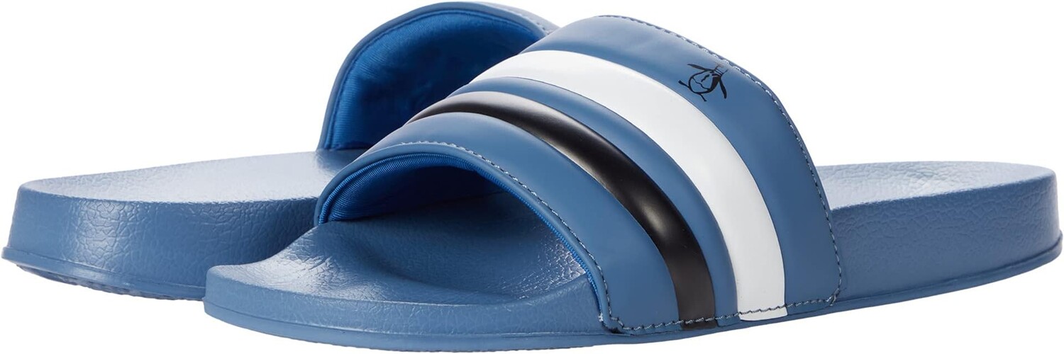 

Сандалии Arthur Slide Sandal Original Penguin, цвет Blue/White/Dark Blue
