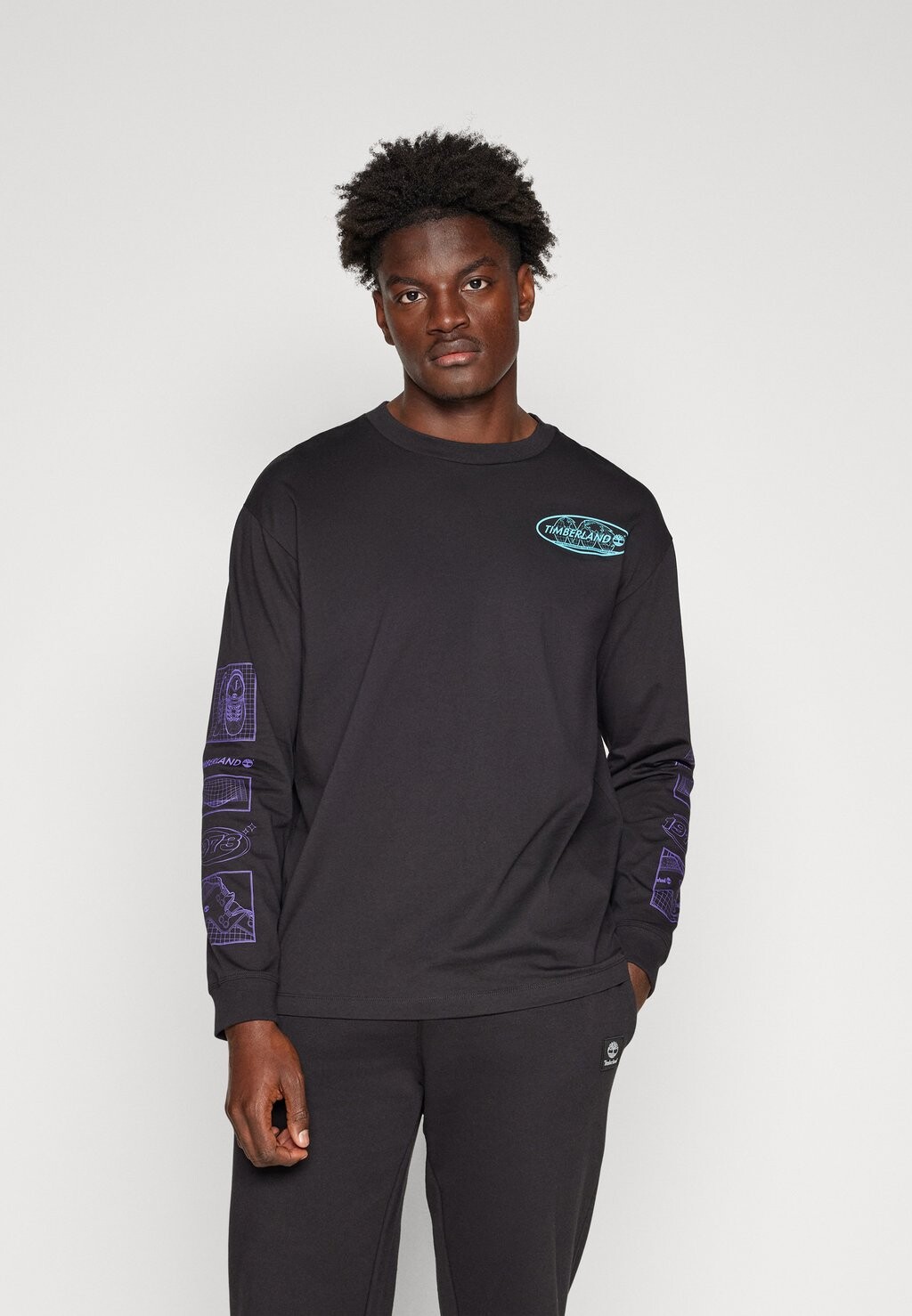 

Футболка с длинным рукавом Long Sleeve Graphic Tee Timberland, черный