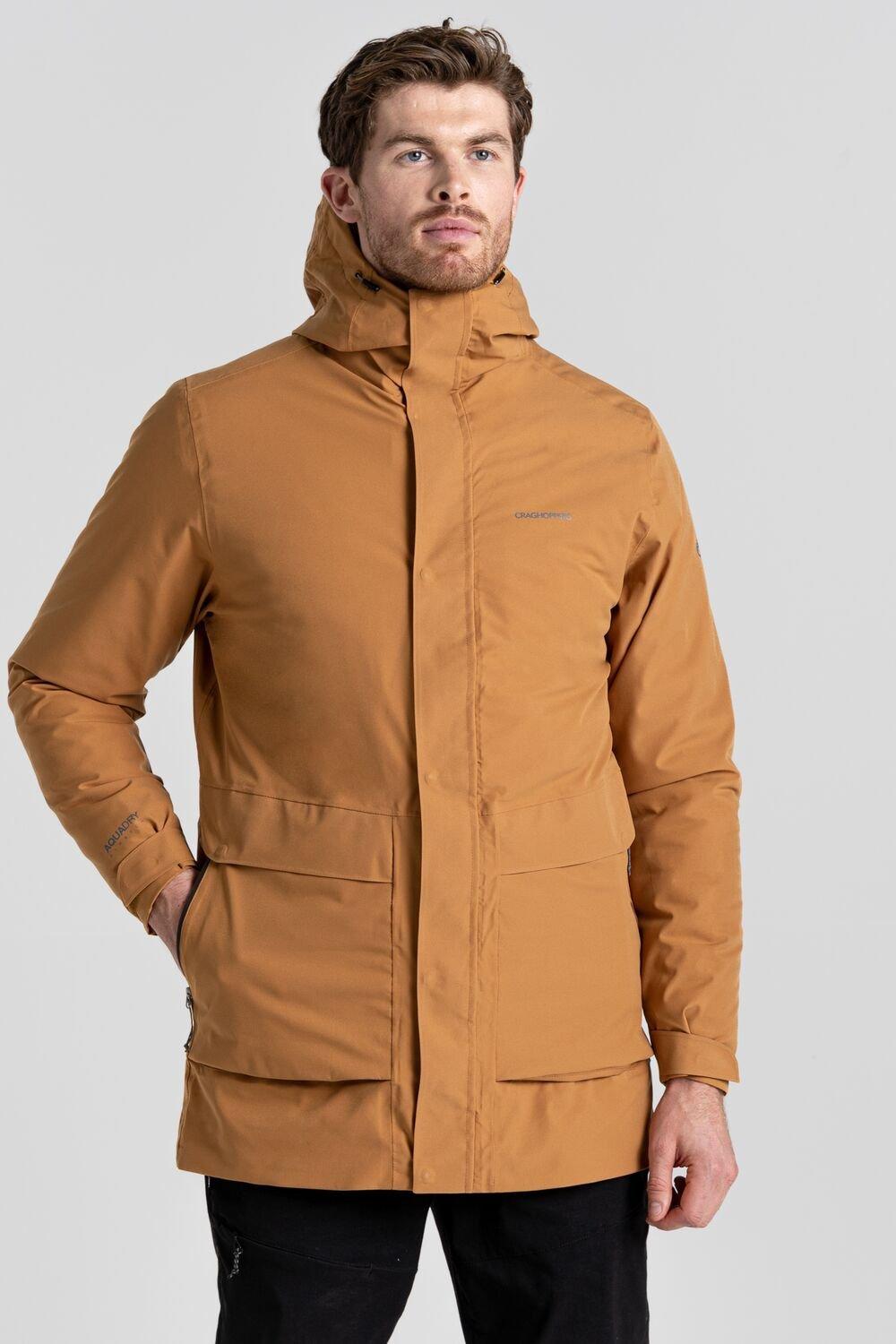 цена Водонепроницаемая походная куртка Aquadry 'Lorton Pro 3 в 1' Craghoppers, бежевый