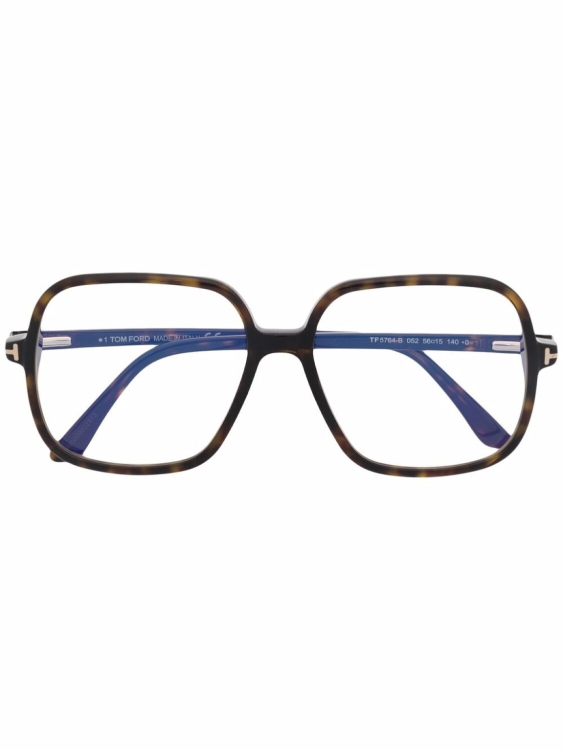 

TOM FORD Eyewear очки в квадратной оправе черепаховой расцветки, коричневый