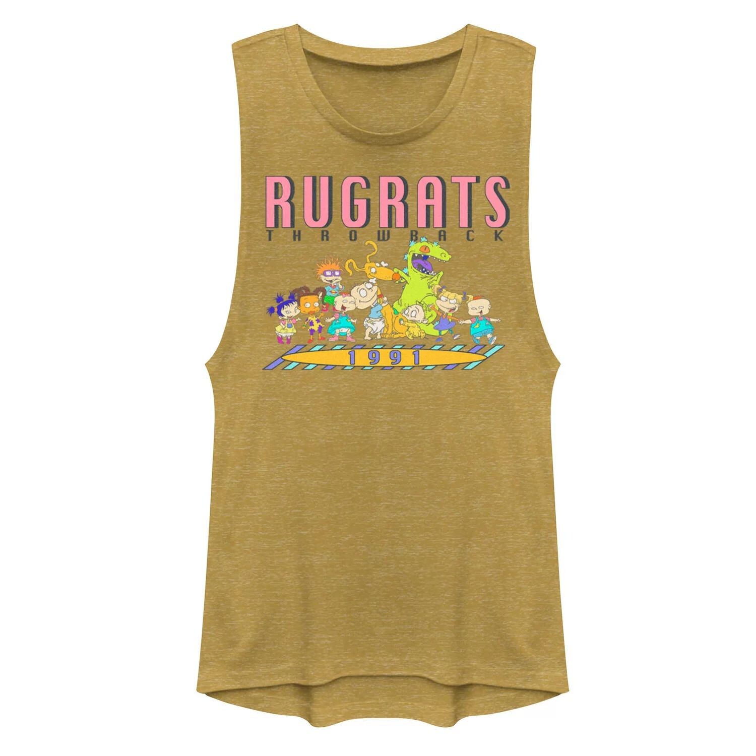 

Футболка с мышцами в стиле ретро Nickelodeon Rugrats Throwback для юниоров Licensed Character
