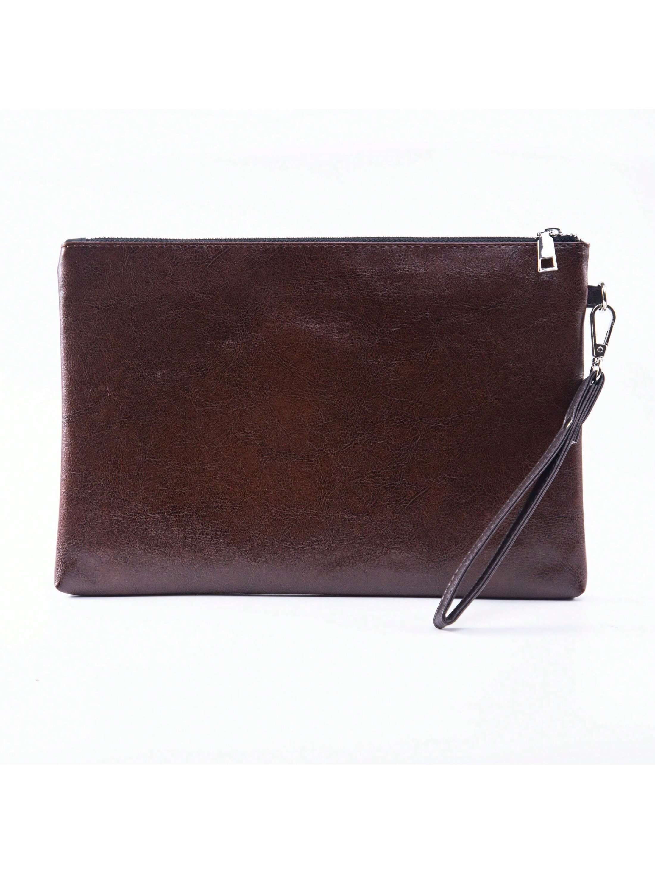Мужская сумка-клатч-конверт Водонепроницаемая исходящая сумка Сумка для документов Сумка для планшета 13 дюймов, коричневый