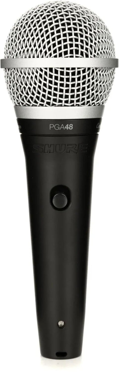 

Динамический вокальный микрофон Shure PGA48-QTR с кабелем XLR от 1/4 дюйма