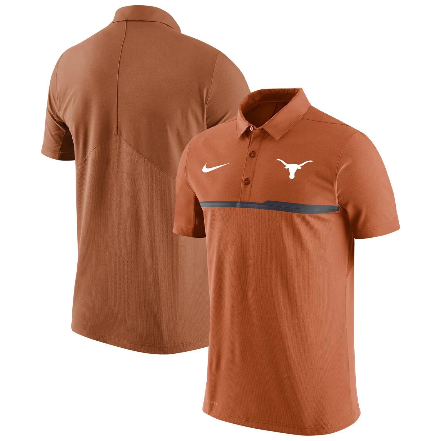 

Мужское поло для тренировок Texas Longhorns Burnt Orange Nike