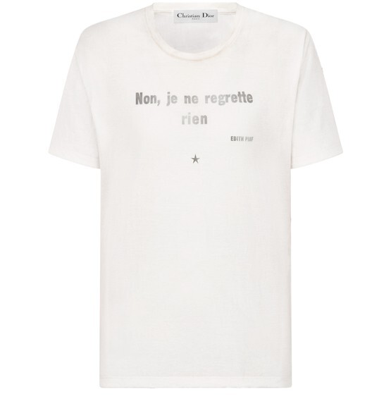 

Футболка «Non Je Ne Regrette Rien» Dior
