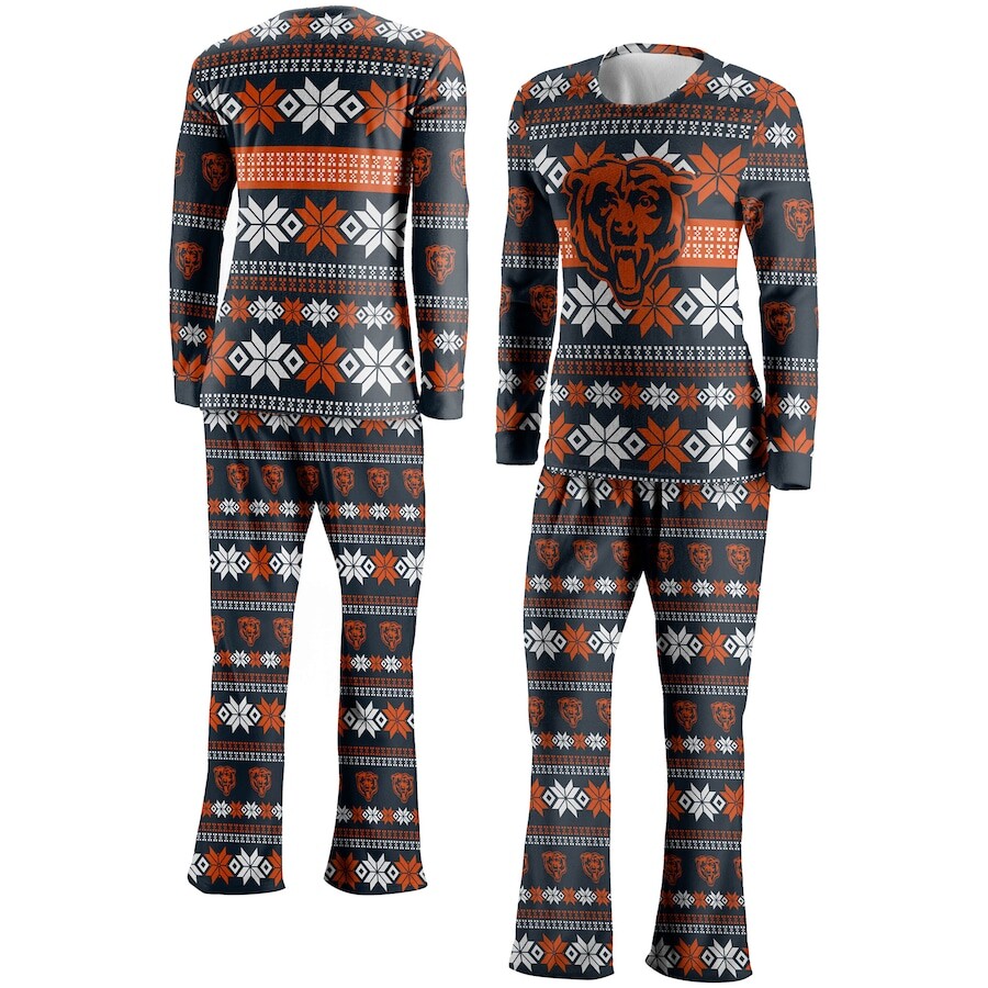 

Пижамный комплект FOCO Chicago Bears, нави
