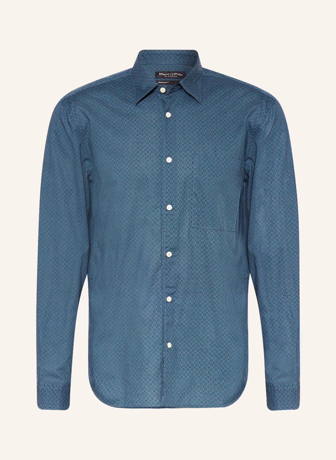

Рубашка Marc O'Polo Regular Fit, синий