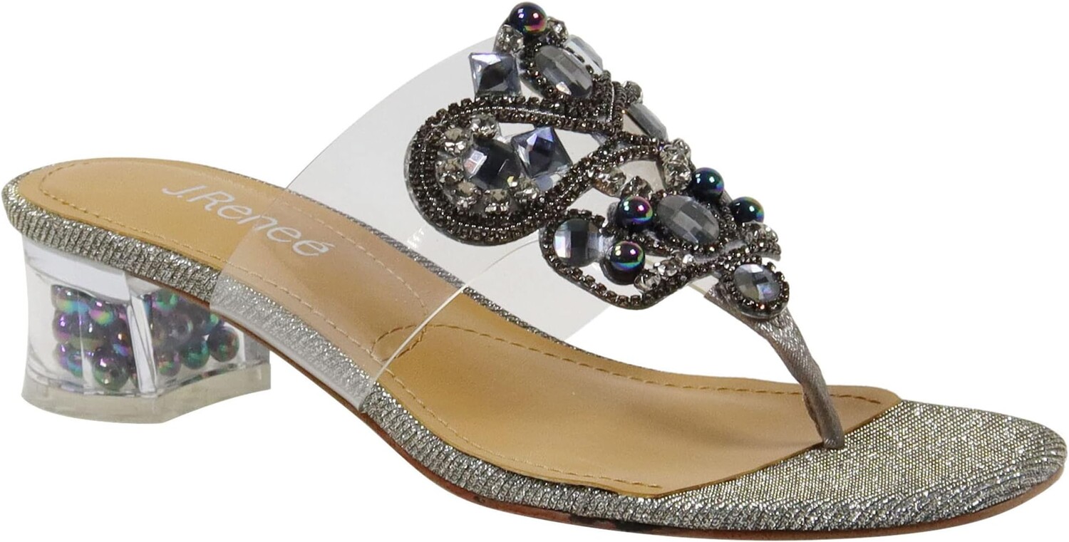 

Босоножки Maribela J. Renee, цвет Clear/Pewter