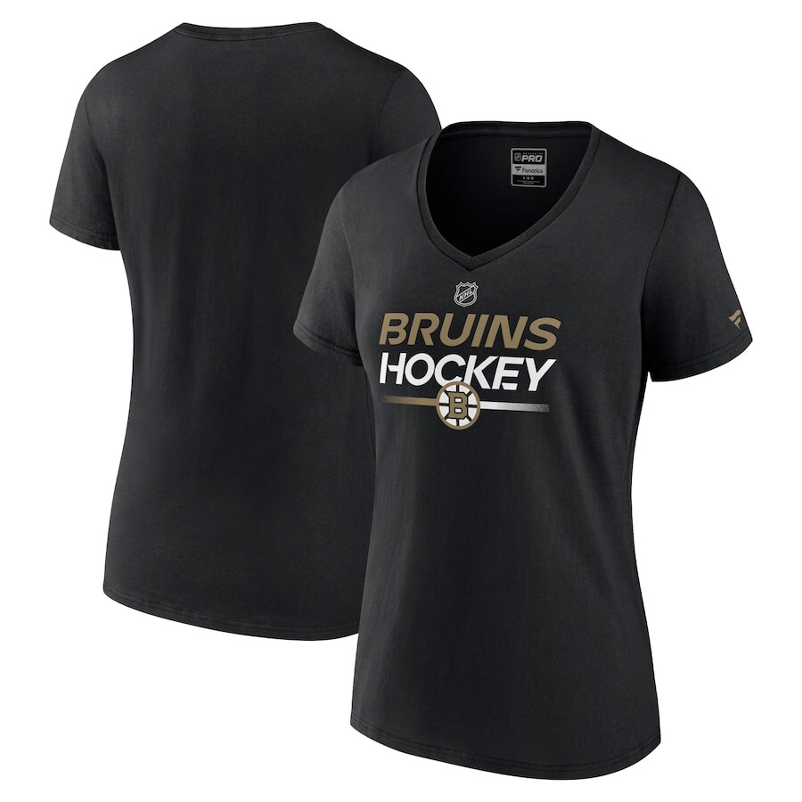 

Футболка с коротким рукавом Fanatics Branded Boston Bruins, черный