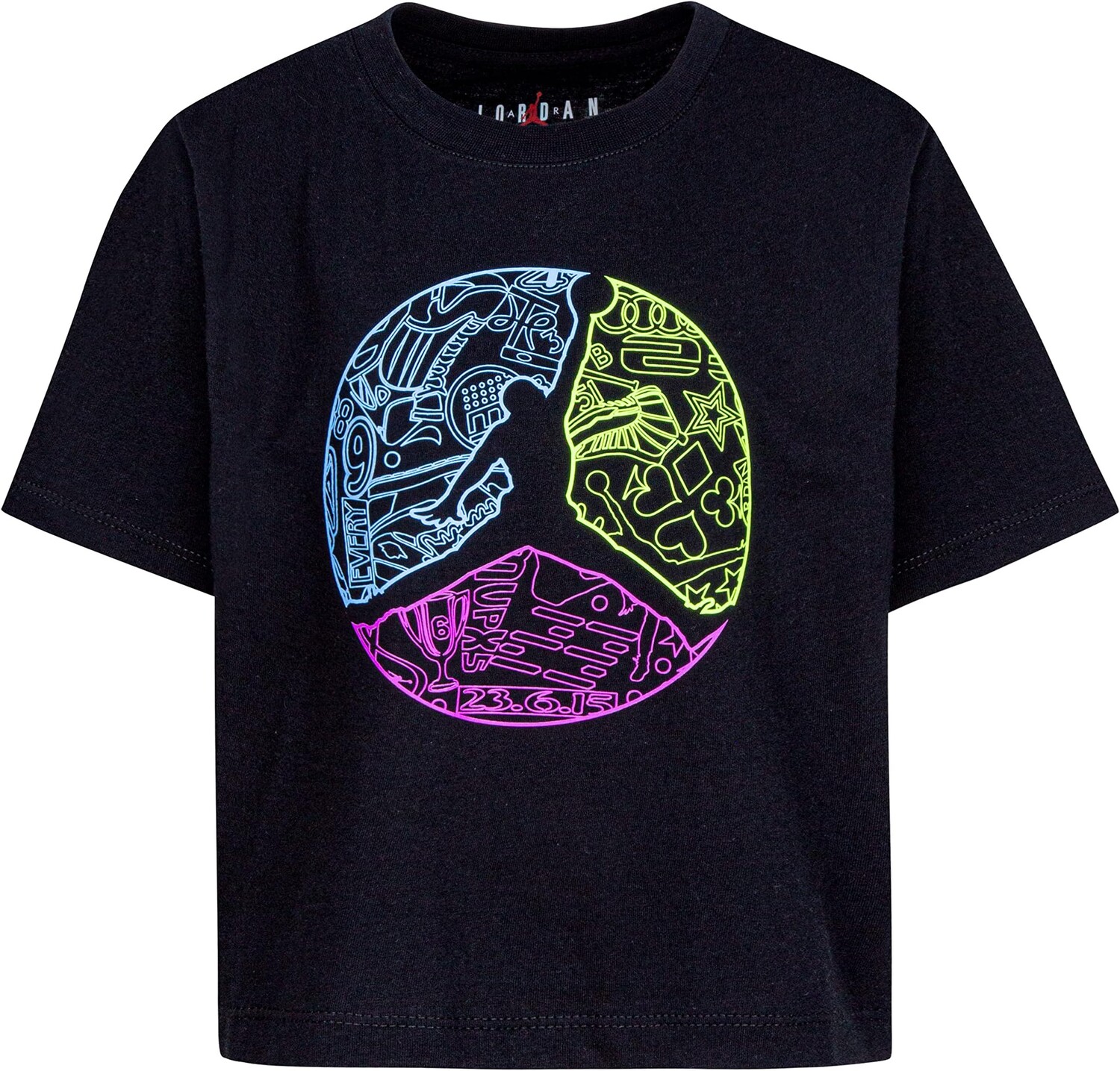 

Футболка Jordan Jumpman Color Up Short Sleeve Tee, черный