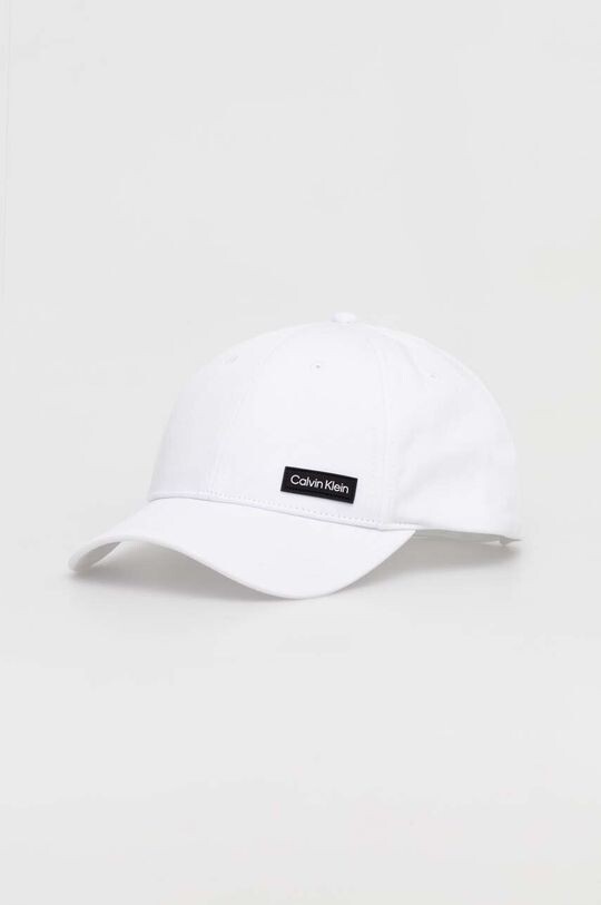 

Хлопковая бейсболка Calvin Klein, белый