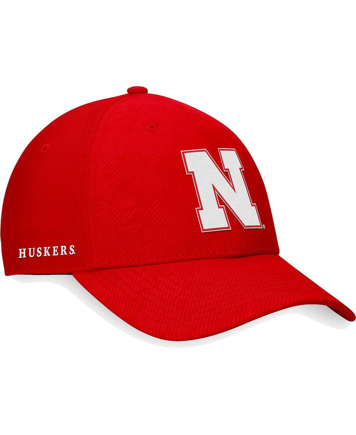 Мужская гибкая шляпа Scarlet Nebraska Huskers Deluxe Flex Top of the World