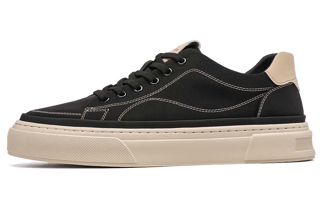 

Кроссовки C°BANNER Skateboarding Shoes Men Low-top Black, черный