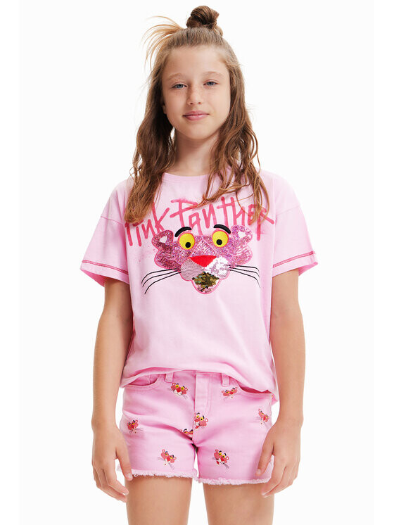 

Футболка стандартного кроя Desigual, розовый