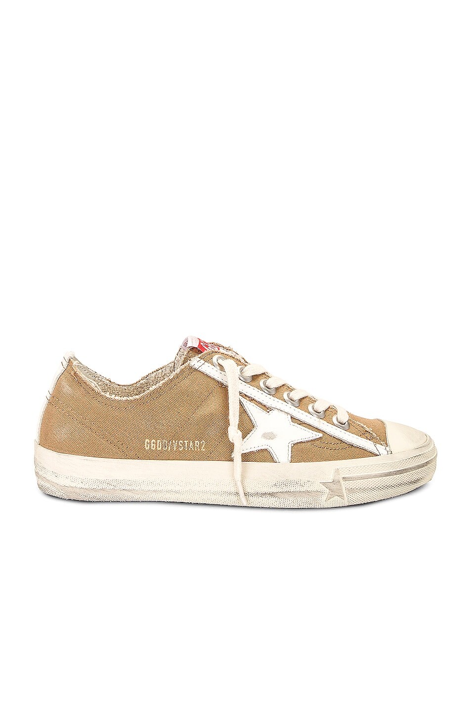 

Кроссовки Golden Goose V-Star 2, цвет Light Brown & White