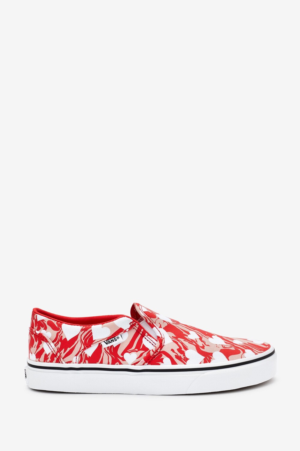 

Женские кроссовки без шнуровки Asher Vans, красный