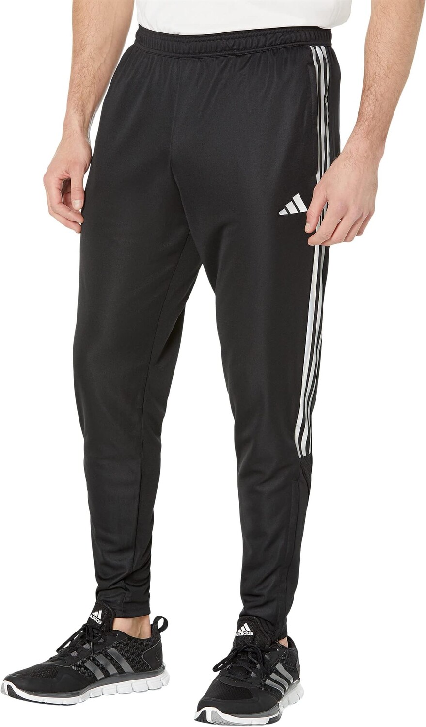 

Брюки Big & Tall Tiro '23 adidas, цвет Black/Reflective Silver