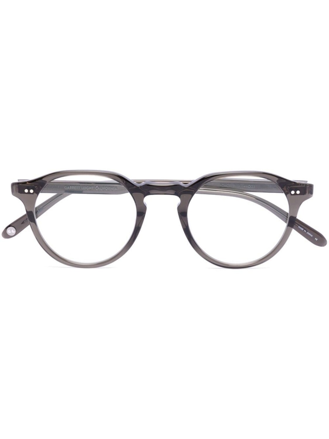 

Garrett Leight очки в круглой оправе, серый