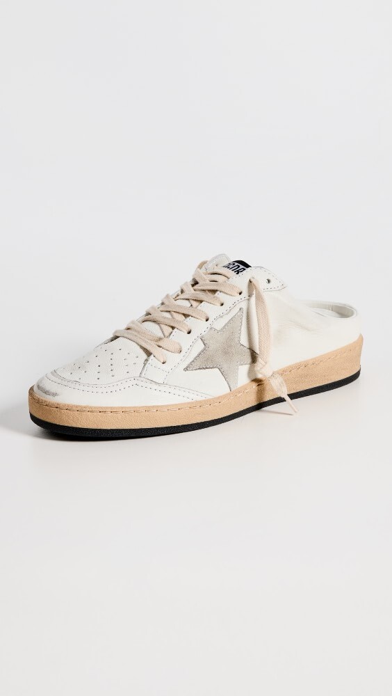 

Кроссовки Golden Goose Ballstar Sabot Nappa Upper Suede Star Mule, белый