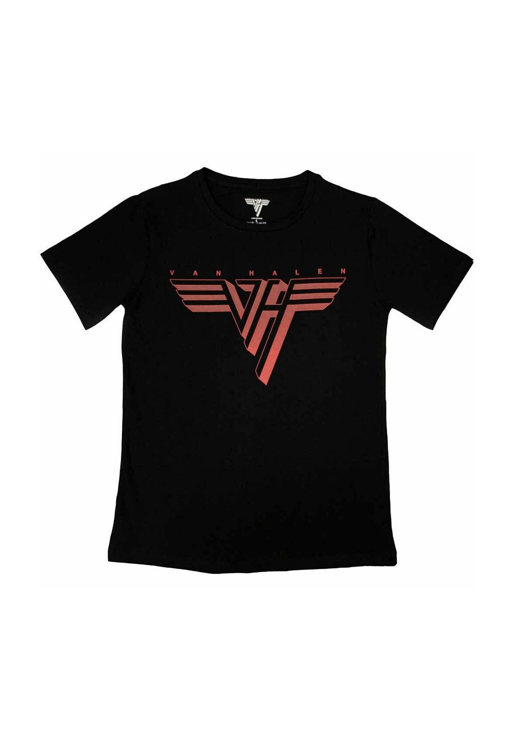 

Футболка с принтом VAN HALEN CLASSIC BAND LOGO BOYFRIEND FIT Paradiso Clothing, черный