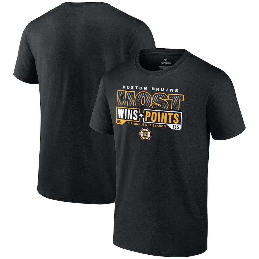 

Футболка с коротким рукавом Fanatics Branded Boston Bruins, черный
