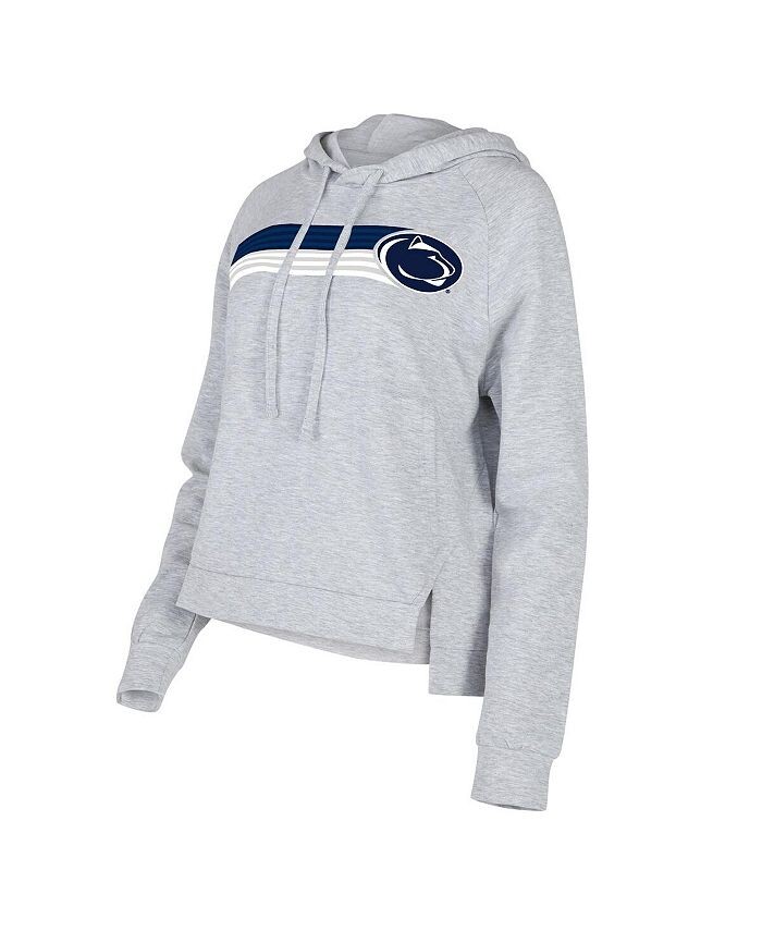 

Женский серый пуловер с капюшоном Penn State Nittany Lions Cedar Tri-Blend реглан Concepts Sport, серый