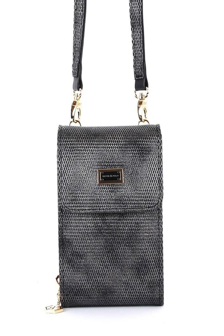

Чехол для телефона с тиснением Silver&Polo, серебряный