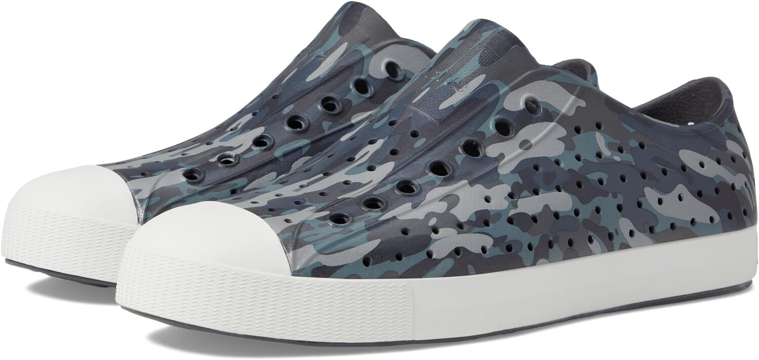 

Кроссовки Jefferson Sugarlite Print Native Shoes, цвет Dublin Grey/Shell White/Pigeon EuCamo
