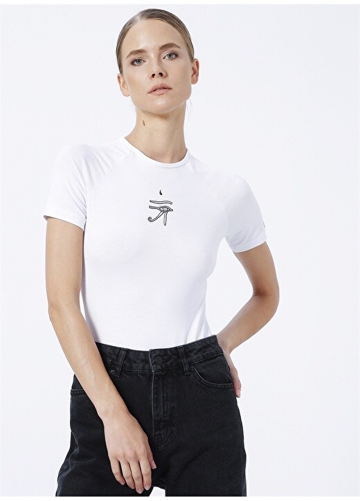 

Белое женское боди BLACK ON BLACK X AAE