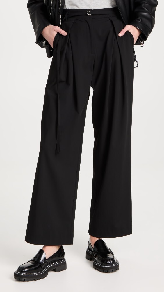 

Брюки Pixie Market Zoe Belted, черный