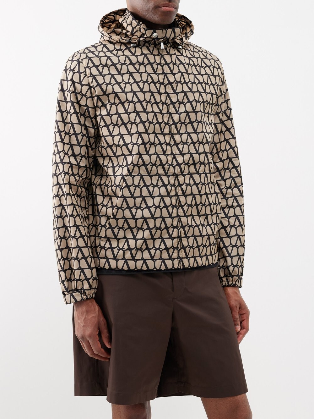 

Куртка-ракушка toile iconographe Valentino Garavani, бежевый