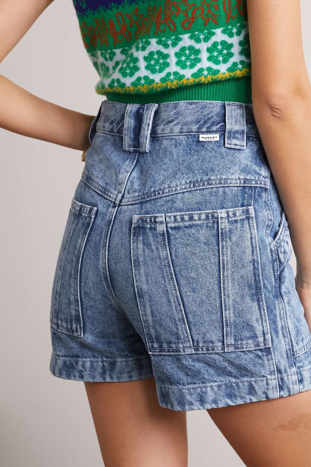 

ISABEL MARANT ÉTOILE джинсовые шорты синтио, деним