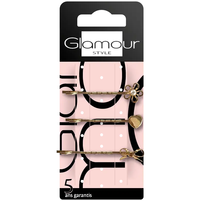 

Набор шпилек для волос 1 Glamour, 3 шт/1 комплект