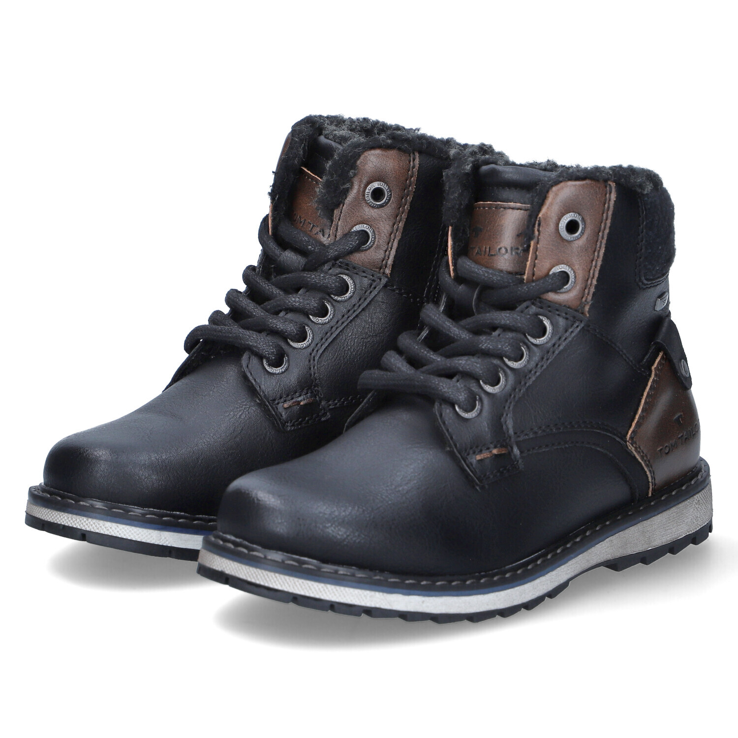 

Высокие ботильоны Tom Tailor Wintern, черный