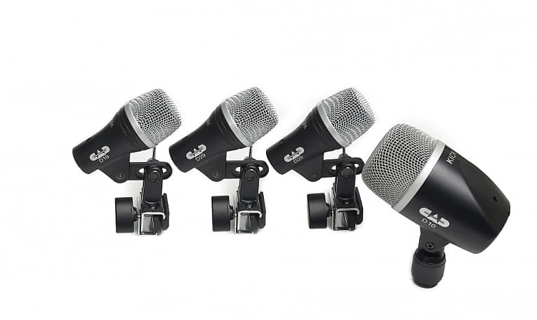 Комплект микрофонов CAD Stage4 4pc Drum Microphone Pack комплект микрофонов cad cada d90 kit 4