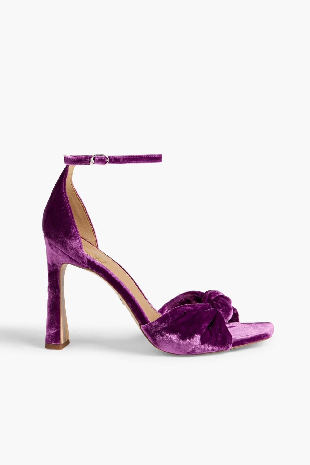 

Бархатные сандалии Lucia с завязками Sam Edelman, фиолетовый