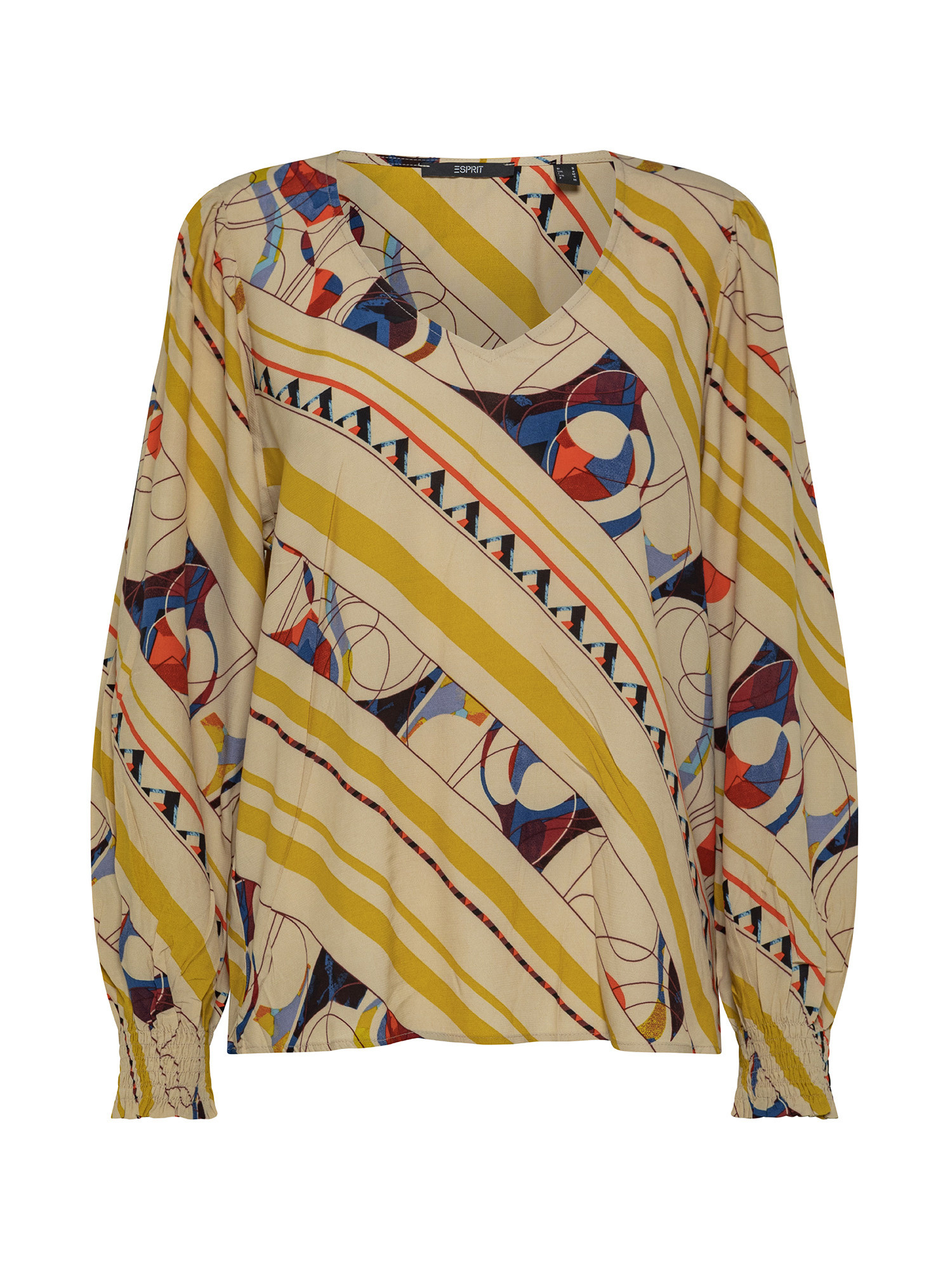 Узорчатая блузка Esprit Collection, мультиколор