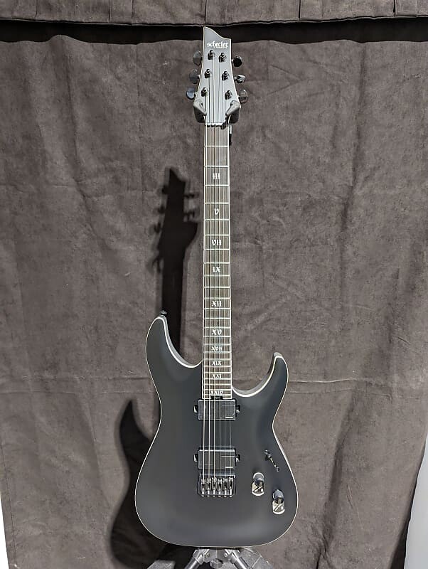 

Электрогитара Schecter C-1 SLS Elite Evil Twin Satin Black Electric Guitar