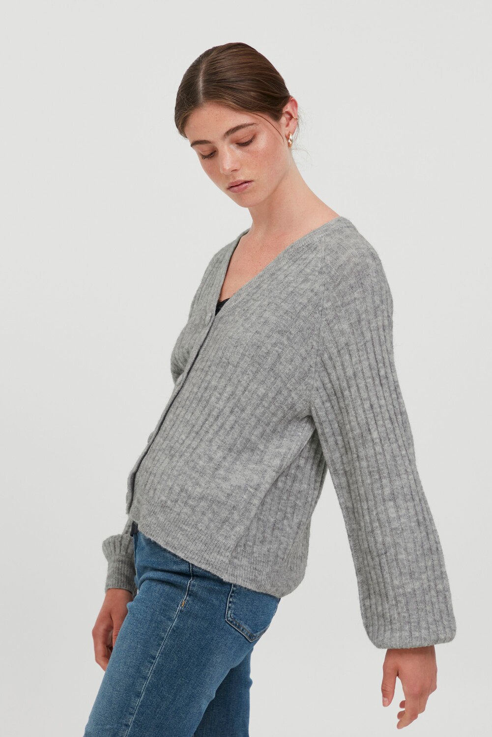 

Кардиган ICHI Strickjacke, серый