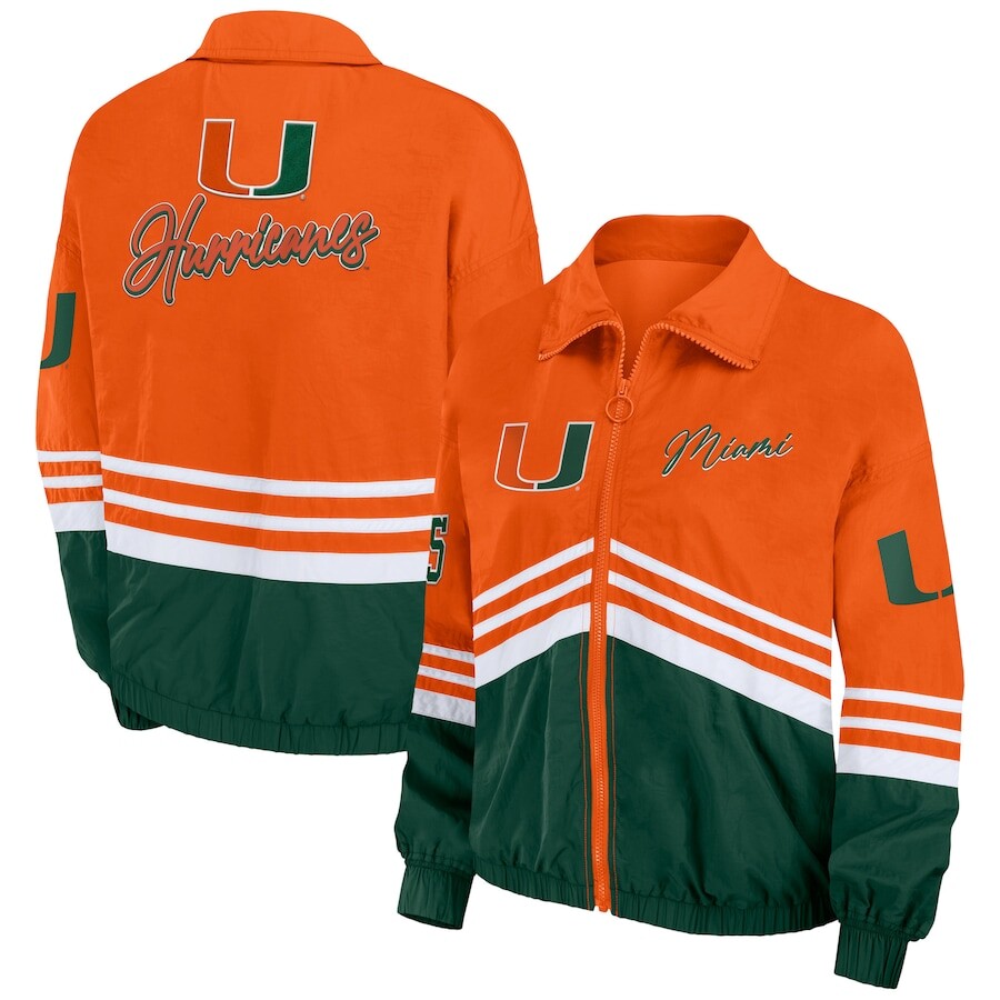 

Ветровка WEAR by Erin Andrews Miami Hurricanes, оранжевый
