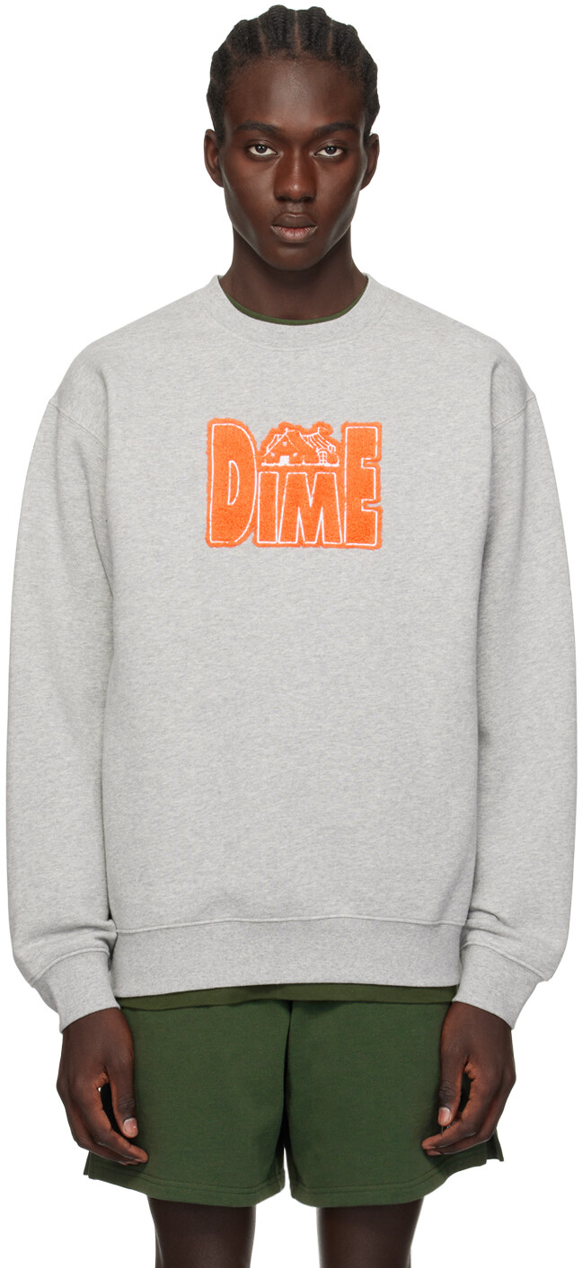 

Серый клубный свитшот Dime
