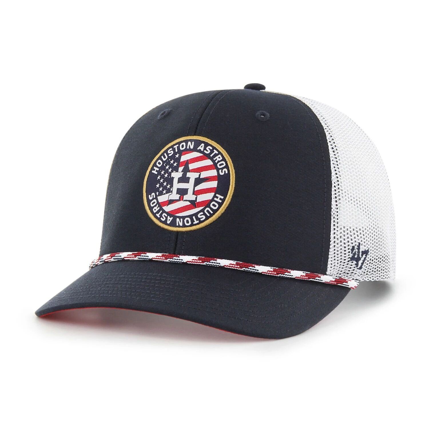 

Мужская регулируемая кепка темно-синего цвета Houston Astros Union '47 с нашивкой Trucker