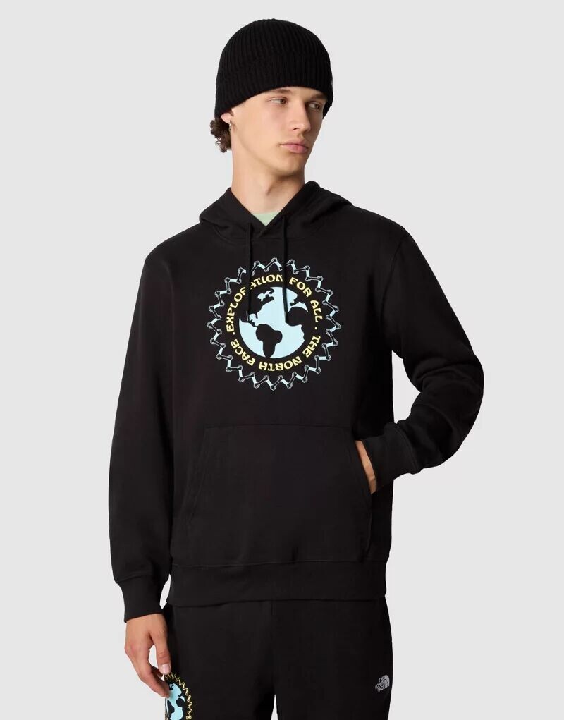 

Черная худи The North Face Brand Proud